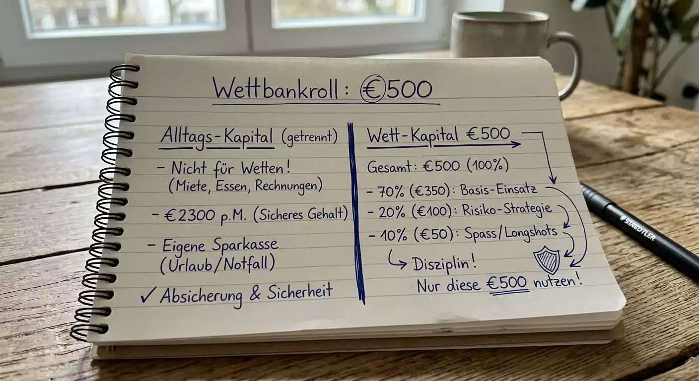 Wettbankroll Grundlagen Formel 1 — was eine Bankroll ist und warum sie vom Alltagskapital getrennt wird