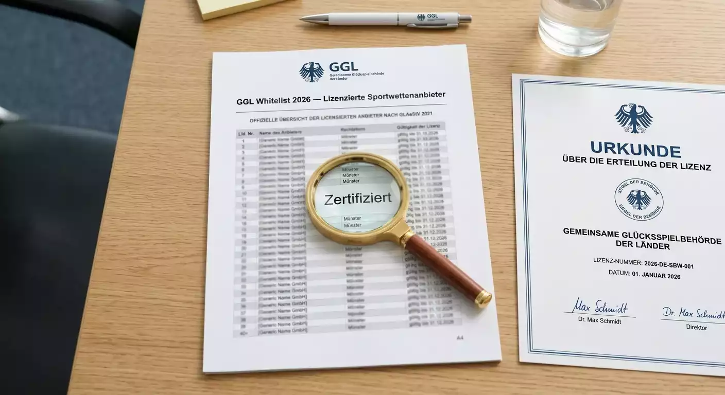 GGL-Whitelist und lizenzierte Sportwettenanbieter für Formel-1-Wetten in Deutschland 2026