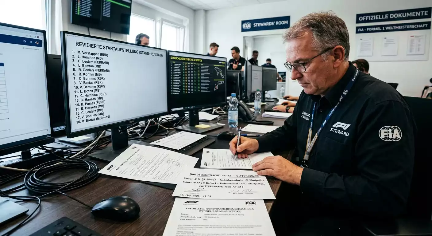 Formel 1 Grid-Strafe Qualifying: Startaufstellungsverschiebung durch Getriebe- und Motorenpenalty als Wett-Value-Quelle