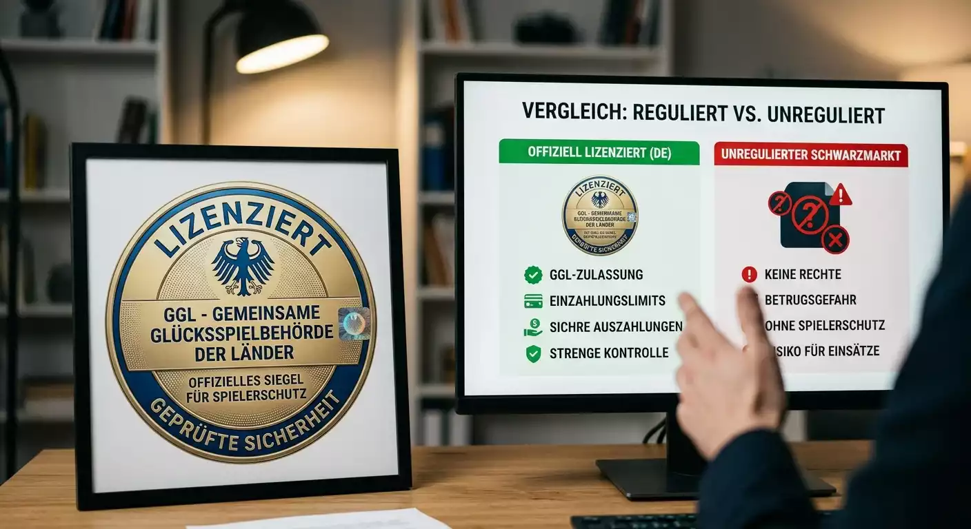 Schwarzmarktanteil 22,97 Prozent im deutschen Sportwettenmarkt: Risiken für Spieler ohne GGL-Lizenzschutz
