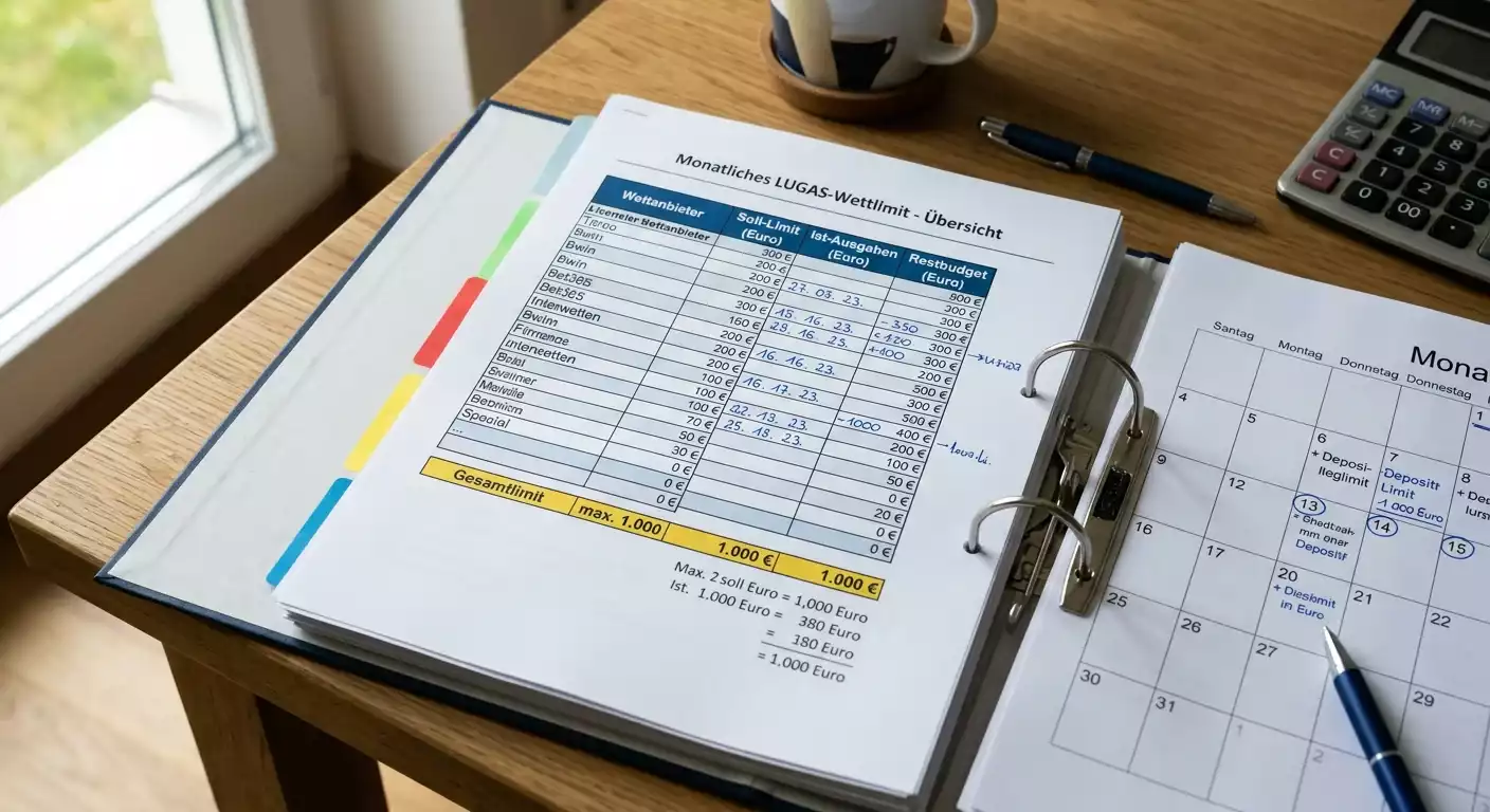 LUGAS anbieterübergreifendes Einzahlungslimit von 1000 Euro pro Monat bei Multi-Anbieter-Strategie F1