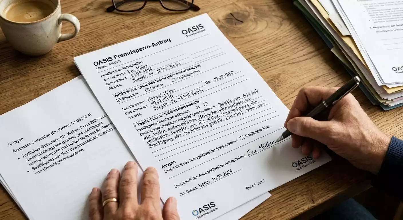 OASIS technischer Abgleich bei Registrierung und Login — automatische Echtzeit-Überprüfung bei lizenzierten Sportwettenanbietern