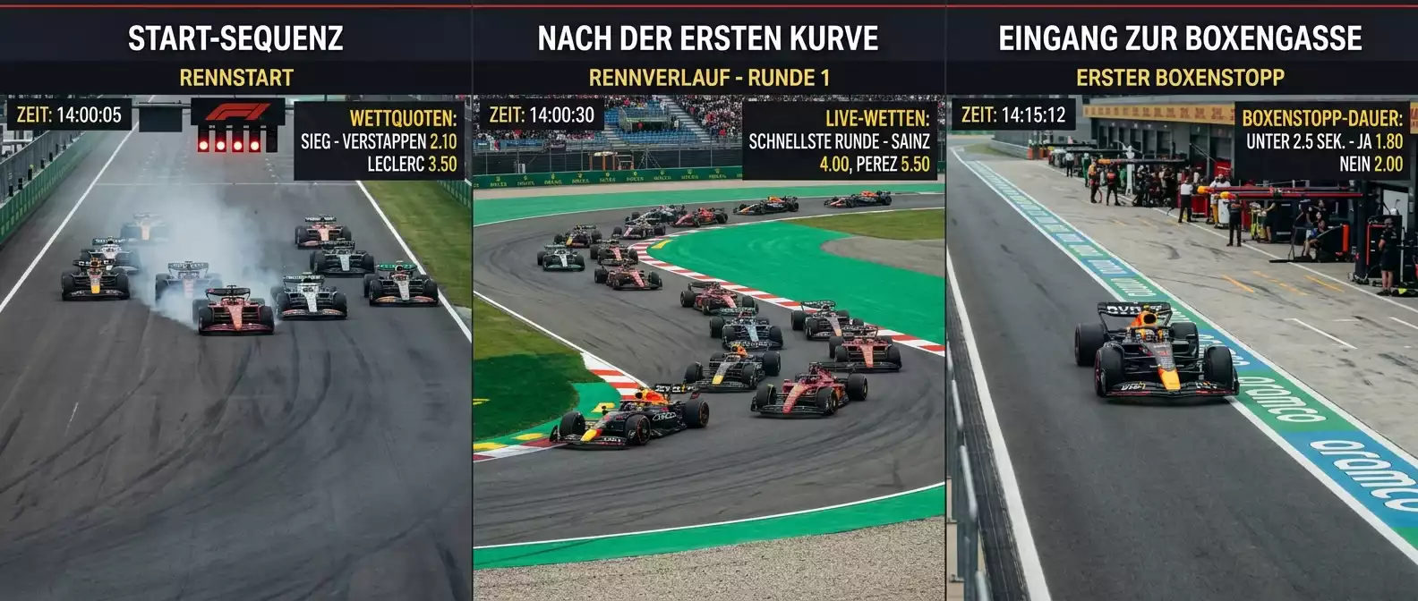 Timing-Strategie für Formel-1-Live-Wetten zur Minimierung von Quotenfreeze-Auswirkungen bei gefährlichen Streckenabschnitten