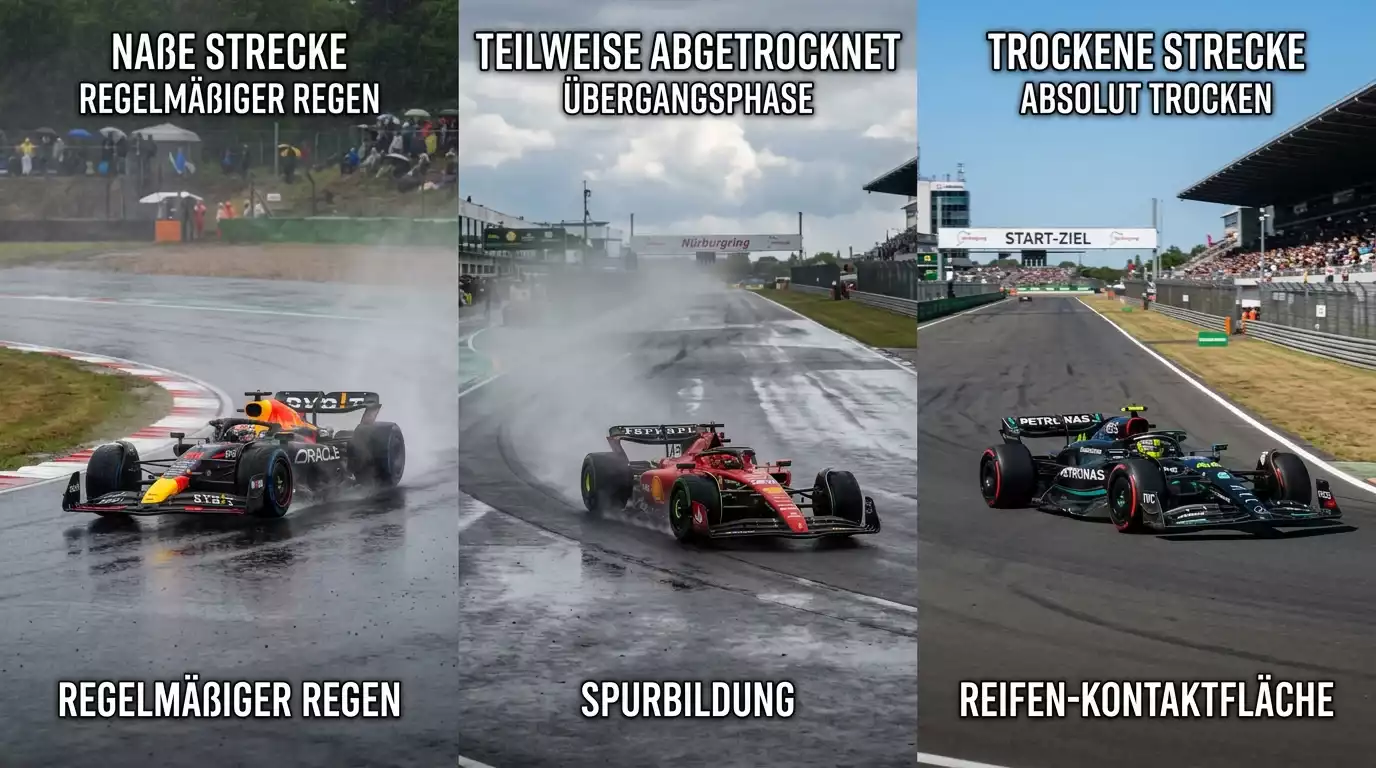 Live-Wetten bei wechselhaftem Wetter in der Formel 1 — Chancen und Quotenbewegungen bei Regen-zu-trocken Übergängen