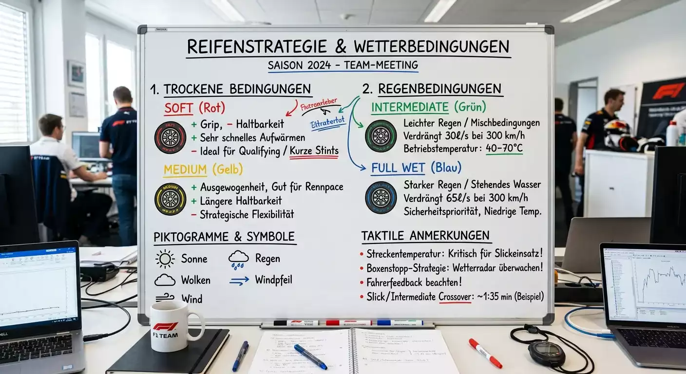Interaktion von Reifenstrategie und Wetter bei Formel-1-Live-Wetten — kombinierte Analyse von Compound und Niederschlag