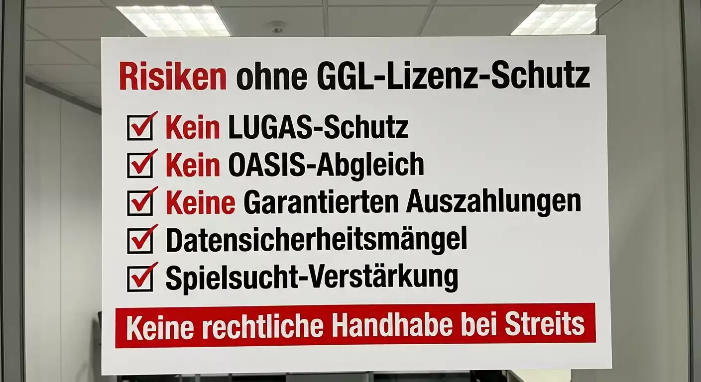 Risiken für Sportwetter ohne GGL-Lizenz — fehlender Spielerschutz bei illegalen Sportwettenanbietern in Deutschland